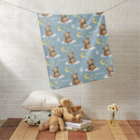 Blue baby 2025 blanket with stars