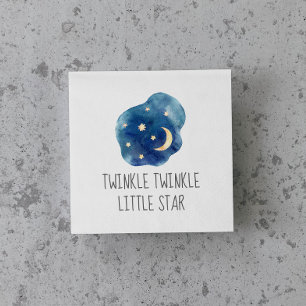 Moon and Stars Twinkle Twinkle Little Star Napkins
