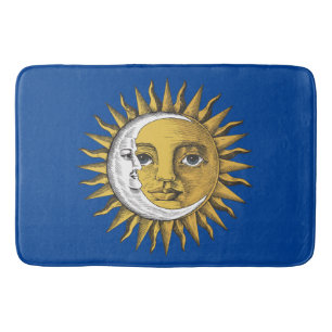 Moon and Sun  Bath Mat