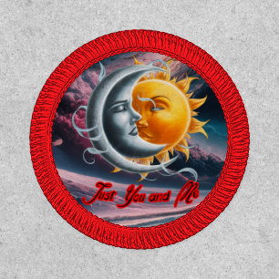 Moon and Sun in Love, dancing together on a  Patch
