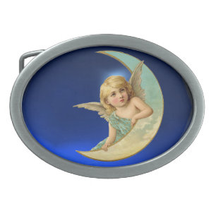 MOON ANGEL BELT BUCKLE