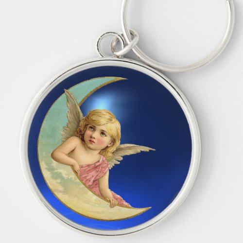 MOON ANGEL KEYCHAIN