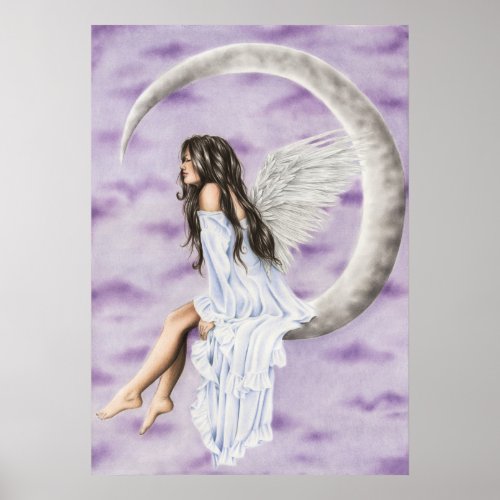 Moon Angel Poster