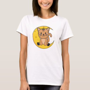 Moon Animal Cat Official Sleep Shirt Cats