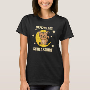 Moon Animal Cat Official Sleep Shirt Cats