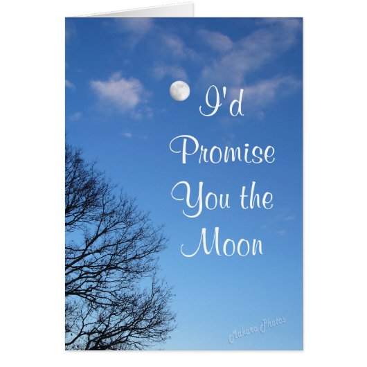 Moon-any occasion-customize cards (Front)