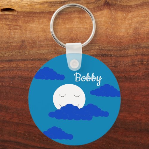 Moon at Dusk Keychain