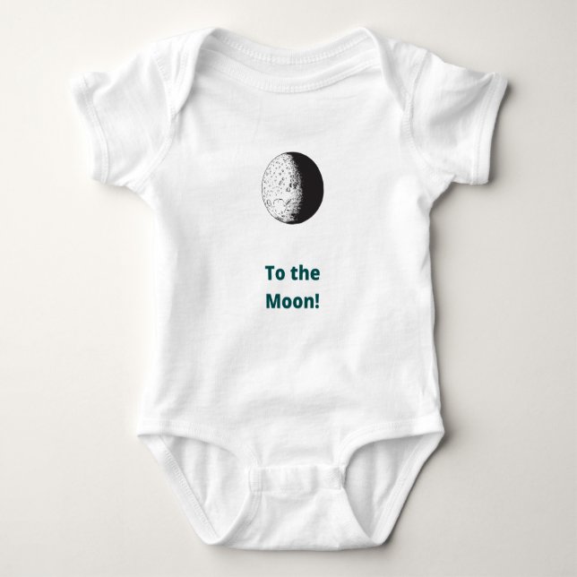  - moon baby bodysuit (Front)