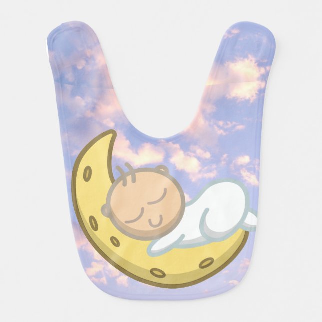 Moon Baby Design Bib (Front)