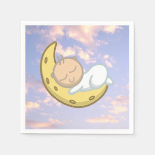 Moon Baby Design Napkins