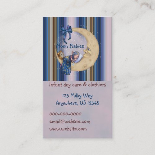 Moon Babies Standard Card Business Card Templates