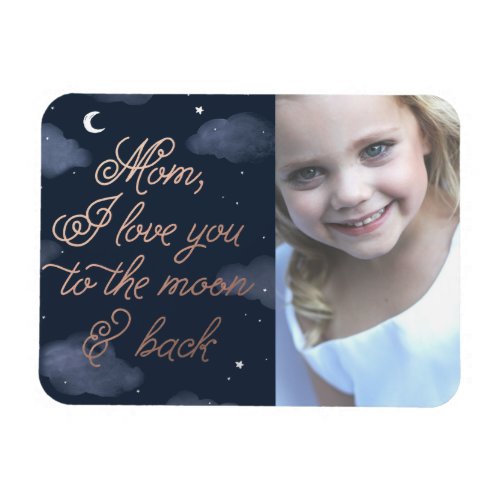 Moon  Back Mothers Day Magnet