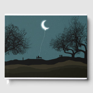 Moon Balloon Guest Book