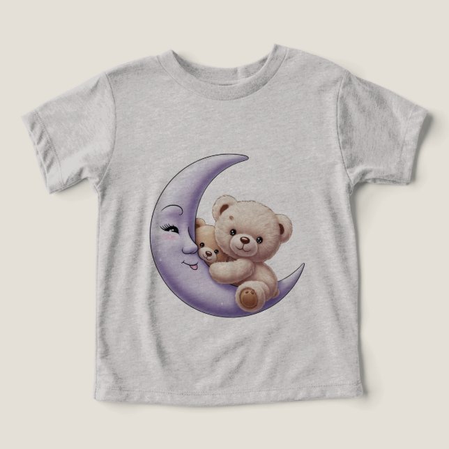 Moon Bear Toddler tshirt (Design Front)