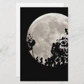 Moon behind dark leaves (Front/Back)