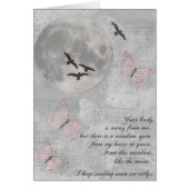 Moon Birds Away from You Rumi Card (Front)
