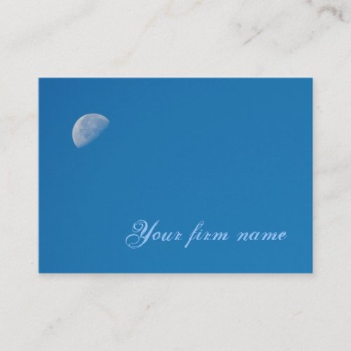 Moon Blue Sky Business Card