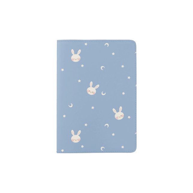 moon bunny 1 passport holder (Front)