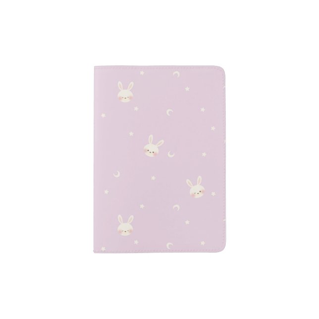 moon bunny 3 passport holder (Front)