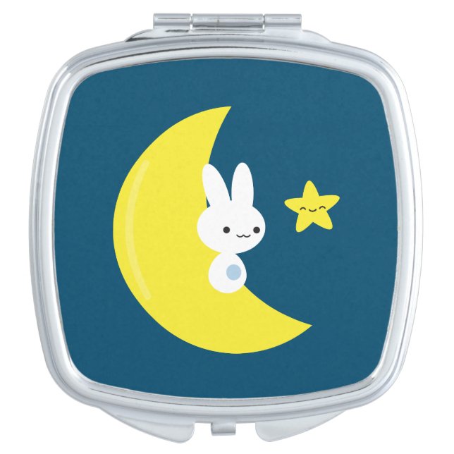 Moon Bunny Compact Mirror (Front)