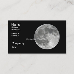 Moon Business Card