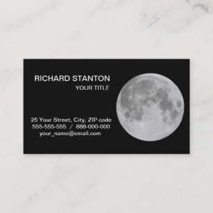 Moon Business Card