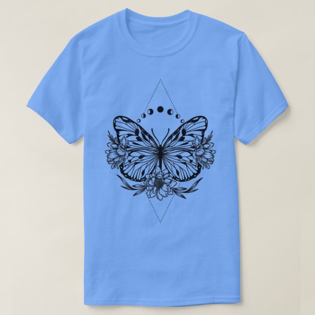 Moon Butterfly  T-Shirt (Design Front)