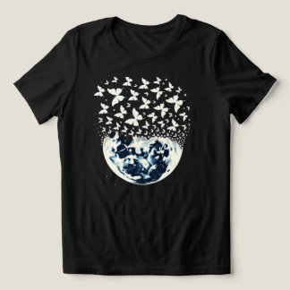 Moon butterfly Tri-Blend shirt