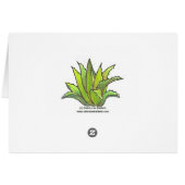 Moon cactus card (Back Horizontal)