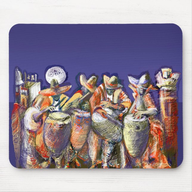 ** Moon Candombe ** Mouse Pad (Front)