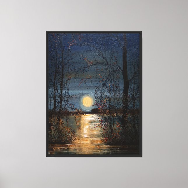 Moon Canvas Print (Front)