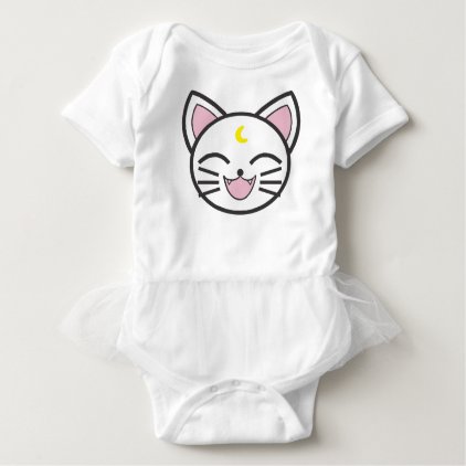 moon cat baby bodysuit