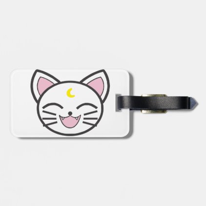 moon cat bag tag