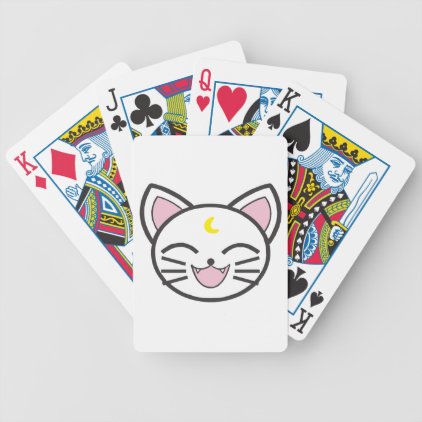 moon cat bicycle playing cards