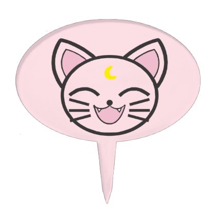 moon cat cake topper