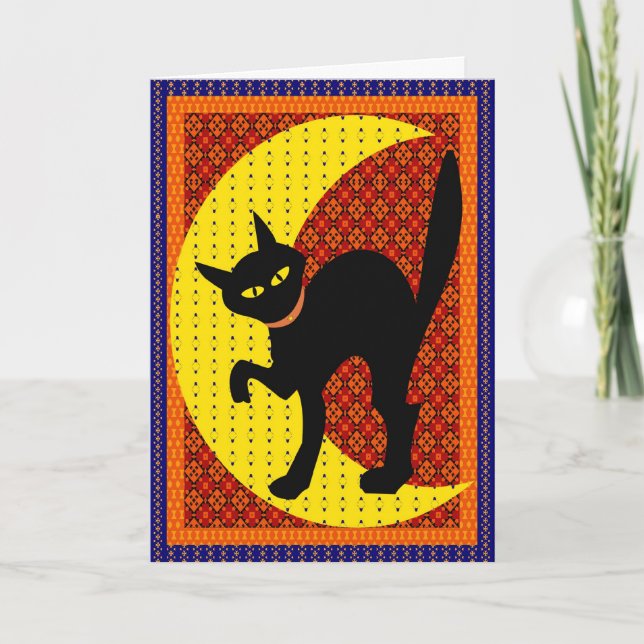 Moon cat card (Front)
