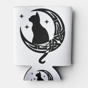 Moon Cat Celtic Moon Can Cooler
