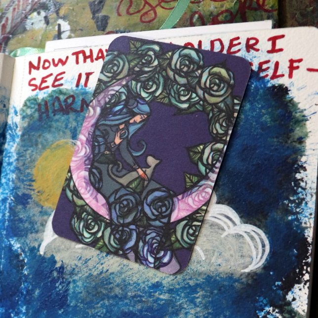 Moon Cat Goddess MoonChild Cats                    Note Card (Creator Uploaded)