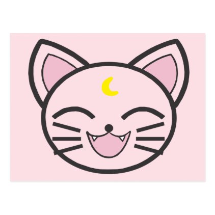 moon cat postcard