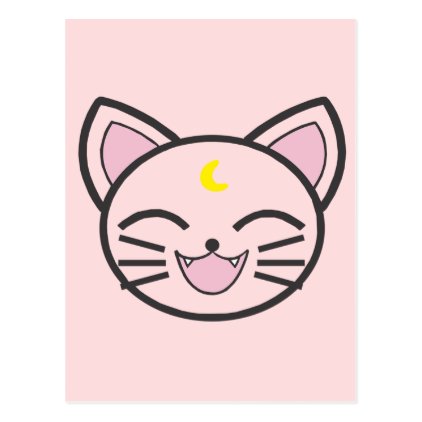 moon cat postcard