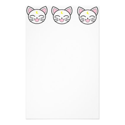 moon cat stationery