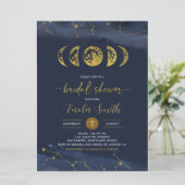 Moon Celestial Bridal Shower Invitation (Standing Front)