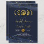 Moon Celestial Bridal Shower Invitation (Front/Back)