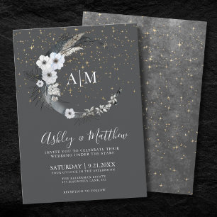 Moon Celestial Wedding Invitation