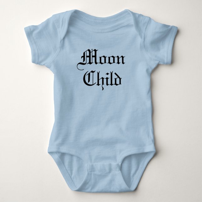 Moon Child Baby Bodysuit (Front)