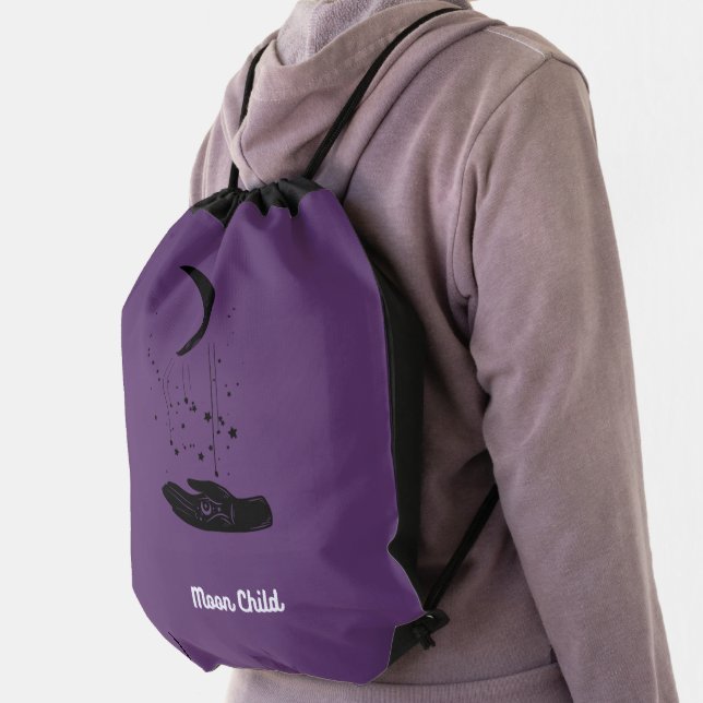Moon Child Drawstring Backpack (Insitu)