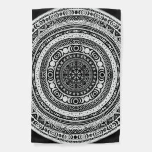Moon Child Mandala Triple Moon Witch Garden Flag