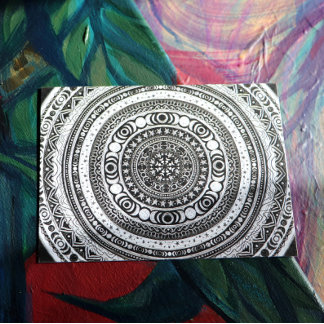 Moon Child Mandala Triple Moon Witch Holiday Postcard