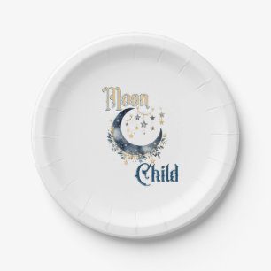 Moon Child  Paper Plates