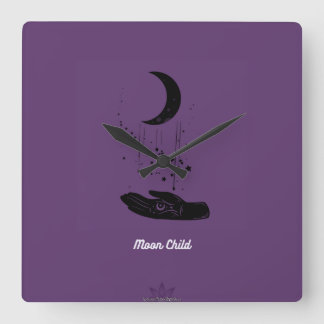 Moon Child Wall Clock